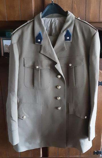 Belgische militair uniform rang Adjudant 1976