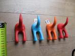 Honden kapstokjes , wandhaken ,deurhanger ,in de vorm van ee, Ophalen of Verzenden, Gebruikt
