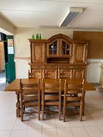 Tafel met 6 stoelen + kast Gratis ophalen - zelf demonteren, Antiek en Kunst, Ophalen