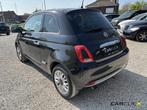 Fiat 500 Lounge Aut. *Pano*, Automaat, Zwart, Bedrijf, Berline