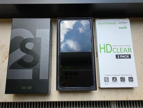 Samsung Galaxy S21 5G met 256 GB opslag, kleur phantom grey, Telecommunicatie, Mobiele telefoons | Samsung, Gebruikt, Galaxy S21