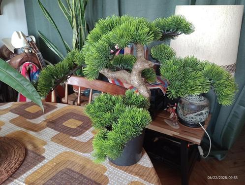 Kunstmatige bonsaiplant interieurdecoratie 60x44, Huis en Inrichting, Woonaccessoires | Kunstplanten en Kunstbloemen, Nieuw, Binnen