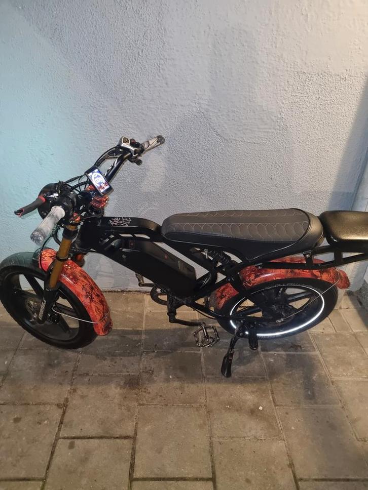 Ouxi v20 pro fatbike Limited edition Alarm 2 accus, Fietsen en Brommers, Elektrische fietsen, Gebruikt, 50 km per accu of meer