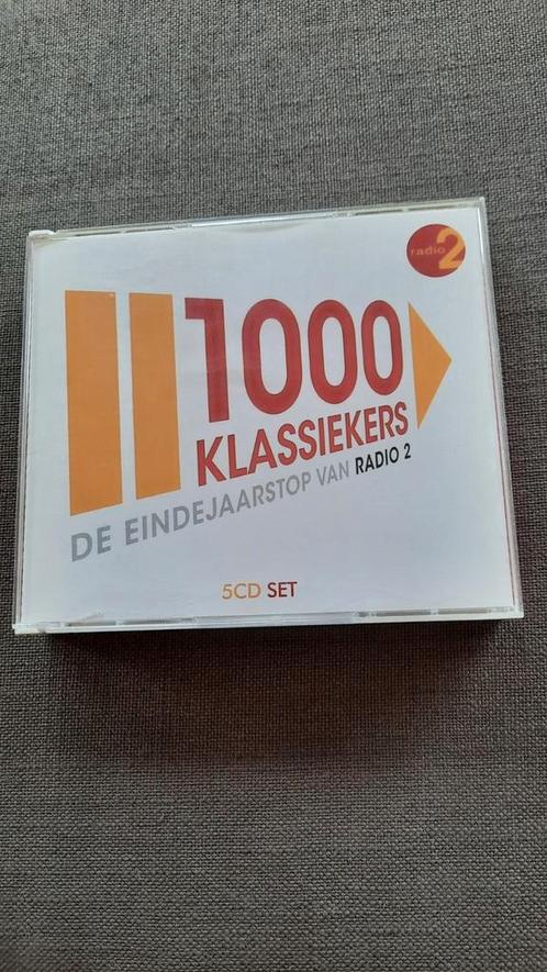 5CD RADIO 2 1000 KLASSIEKERS (2009), Cd's en Dvd's, Cd's | Verzamelalbums, Zo goed als nieuw, Pop, Ophalen of Verzenden