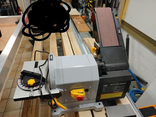 HBM 200 schijf en bandschuurmachine (model 2614), Doe-het-zelf en Bouw, Gereedschap | Schuurmachines, Gebruikt, Bandschuurmachine