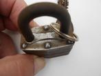 vintage hangslot, Ophalen of Verzenden