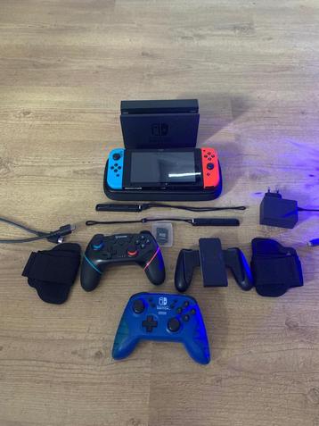 Nintendo Switch met extra accessoires, Enlèvement, Utilisé, Switch Original, Avec jeux