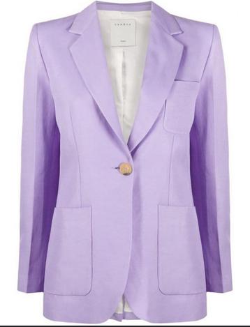 Veste en lin vintage Sandro, années 2020, Sandro, Enlèvement ou Envoi, Comme neuf, Taille 36 (S)
