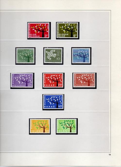 Timbre neuf ** EUROPA Année 1962, Timbres & Monnaies, Timbres | Europe | Belgique, Non oblitéré, Enlèvement ou Envoi