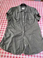 Kaki bloesje, H&M, Ophalen of Verzenden, Gedragen, Maat 38/40 (M)