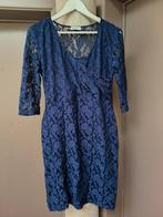 Blauw/paarse jurk (maat M), Kleding | Dames, Blauw, Boven de knie, Ophalen, Maat 38/40 (M)