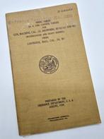 US WWII Cal. 50 Machine-Gun Firing Tables manual | 1938, Verzamelen, Ophalen of Verzenden, Landmacht