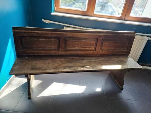 Bank van massief hout, Tuin en Terras, Tuinbanken, Gebruikt, Hout, Ophalen