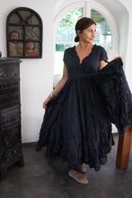 Ewa i Walla En Vogue ROSIE 55829 AW23 Zijden jurk, Kleding | Dames, Maat 38/40 (M), Zwart, Ophalen of Verzenden, Onder de knie