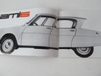 folder CITROËN AMI 6 retro oldtimer brochure auto classic, Ophalen of Verzenden, Citroën