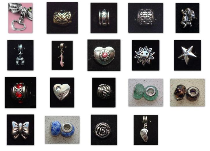 SALE: HeartBeads bedels voor groot-gat-bedelarmbanden, Handtassen en Accessoires, Bedels, Nieuw, Overige merken, Overige materialen