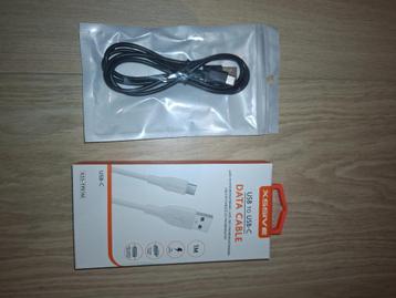 2x USB naar USB-C kabel beschikbaar voor biedingen
