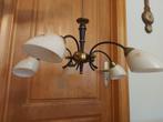 suspension vintage à 5 branches, Maison & Meubles, Lampes | Suspensions, Enlèvement, Utilisé, 50 à 75 cm, Autres matériaux