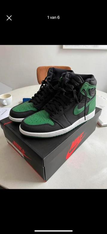 Jordan 1 retro high - vert pin/noir (44), Neuf, Autres couleurs, Nike, Enlèvement