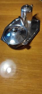 cafetière en métal, plat à biscuits, plateau, Enlèvement, Utilisé