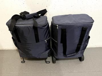 2 Boodschappen trolleys met isolatielaag beschikbaar voor biedingen