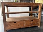 Side-table - consoletafel teak, Huis en Inrichting, Tafels | Sidetables, Ophalen, 50 tot 100 cm, Teakhout, Zo goed als nieuw