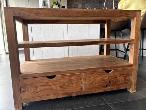 Side-table - consoletafel teak, Huis en Inrichting, Tafels | Sidetables, Zo goed als nieuw, 25 tot 50 cm, 50 tot 100 cm, Rechthoekig
