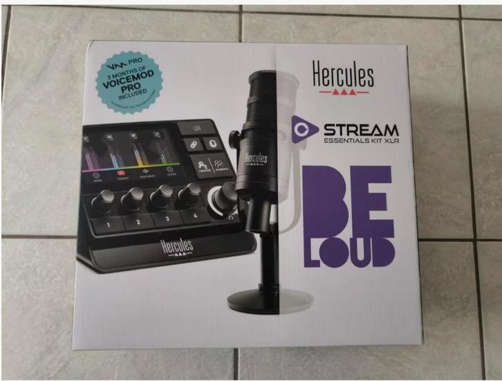 Stream deck Hercules Stream Essentials Pack XLR, Computers en Software, Overige Computers en Software, Nieuw, Ophalen