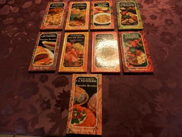 (3)- lot de 9 livres de cuisine beschikbaar voor biedingen