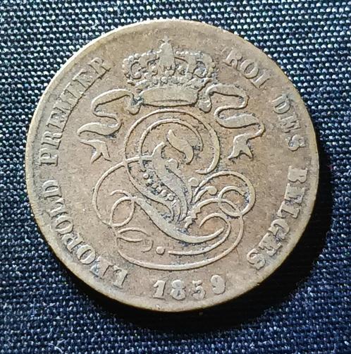 2 cent 1859 Leopold I, Postzegels en Munten, Munten | België, Losse munt, Verzenden