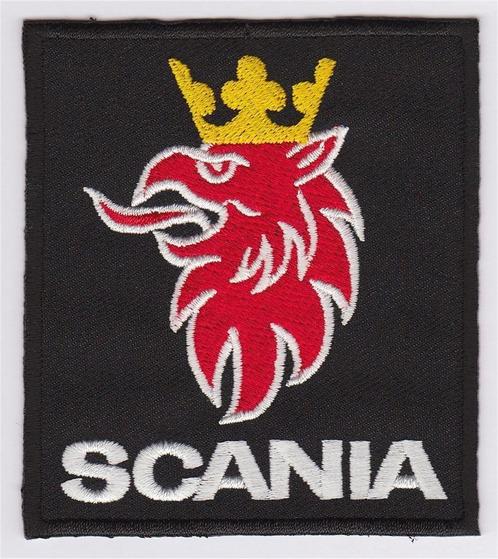 Scania stoffen opstrijk patch embleem #1, Collections, Marques automobiles, Motos & Formules 1, Neuf, Envoi