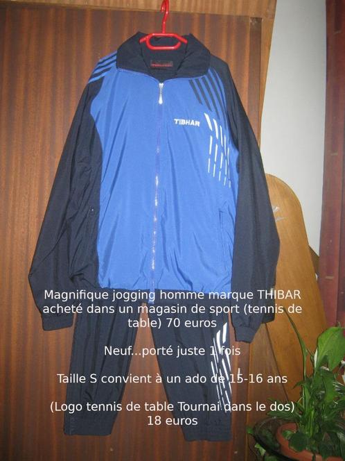 Mooie sportieve jogging Maat S blauw/navy/wit, Kleding | Heren, Sportkleding, Nieuw, Racketsport, Maat 46 (S) of kleiner, Blauw