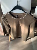 Kaki driekwartmouw bloesje maat S only, Ophalen of Verzenden, Zo goed als nieuw, Maat 36 (S), Wit