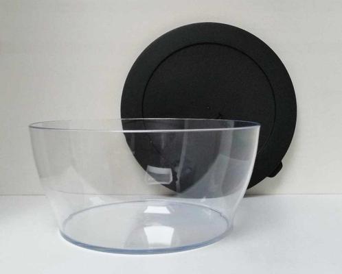 Tupperware Saladier « Clear » 4 Litre - Transparent & Noir, Maison & Meubles, Cuisine| Tupperware, Neuf, Récipient ou Bol, Enlèvement ou Envoi