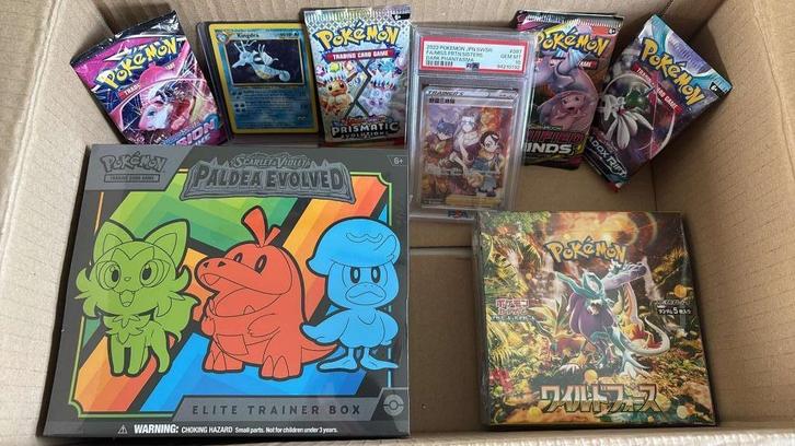 Pokemon Mystery Box - 200 euro - GRATIS VERZENDING, Hobby en Vrije tijd, Verzamelkaartspellen | Pokémon, Booster, Ophalen of Verzenden