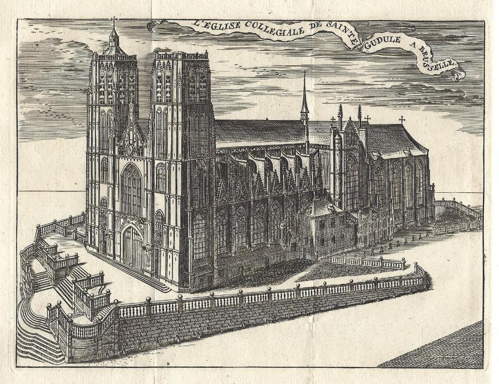 1720 - Bruxelles / Brussel - Ste Gudule, Enlèvement ou Envoi