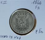 2 frank 1866, Zilver, Ophalen of Verzenden, Zilver, Losse munt