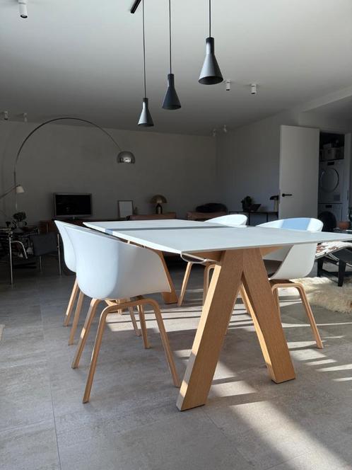 Arco  model Lance, eettafel of bureautafel met 4 stoelen, Huis en Inrichting, Tafels | Eettafels, Zo goed als nieuw, 50 tot 100 cm