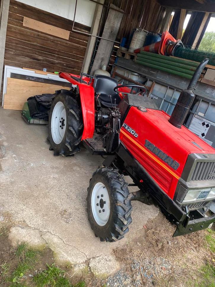 Yanmar fx20d + klepelmaaier + trekhaak, Zakelijke goederen, Landbouw | Tractoren, Ophalen