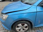 SKODA FABIA 3 BLAUW LQ5X links voorscherm 2014-2021, Auto-onderdelen, Gebruikt, Skoda