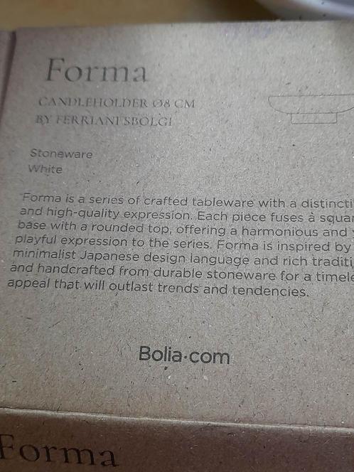 Bougeoir de la marque « Bolia » Bougeoir Forma, Maison & Meubles, Accessoires pour la Maison | Bougeoirs & Bougies, Neuf, Chandelier