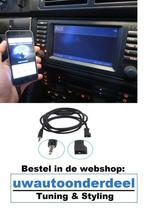 Aux in adapter Bmw E39 E46 E38 E53 X5 Navigatie Iphone 16:9, Verzenden