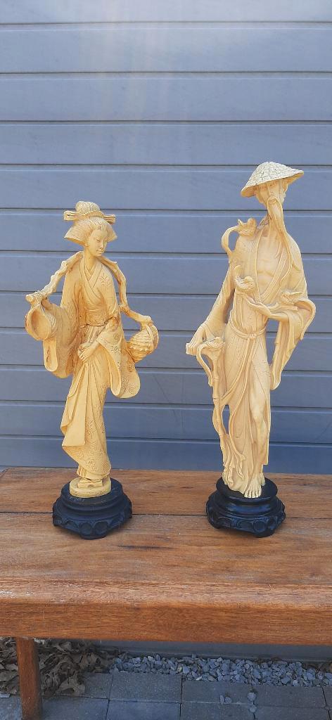 Chineese of Japanse Beeldjes, Antiek en Kunst, Kunst | Niet-Westerse kunst, Ophalen