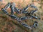 Antieke zilveren horlogeketting, Ophalen of Verzenden, Zilver