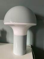 Grote Italiaanse vintage lamp met glas jaren 70, Ophalen, Glas