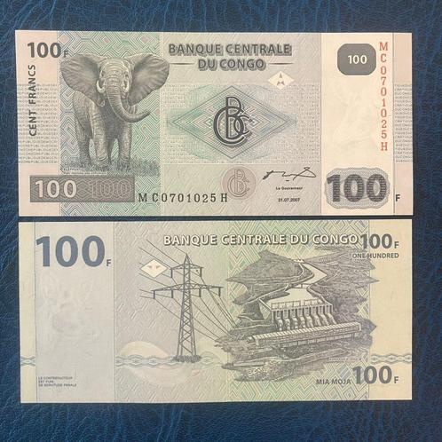Congo - 100 Francs 2007 - Pick 98a - UNC, Timbres & Monnaies, Billets de banque | Afrique, Billets en vrac, Autres pays, Enlèvement ou Envoi