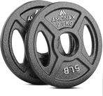 Amonax Gietijzeren halterschijvenset 2 x 2,5kg GRATIS LEV