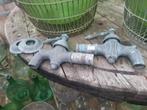 2 zware antieke buitenkranen ! Compleet en werkend!, Tuin en Terras, Buitenkranen, Ophalen