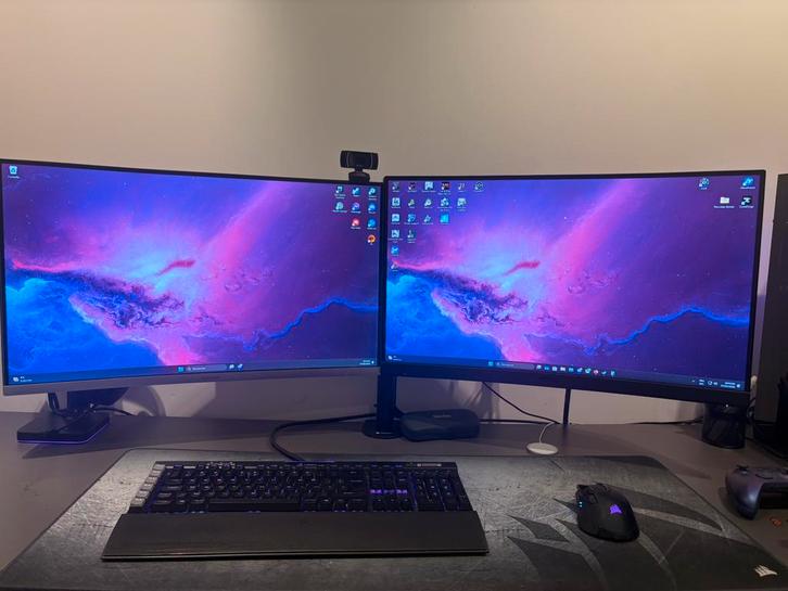 Setup gamer complet, Computers en Software, Monitoren, Zo goed als nieuw, Gaming, IPS, Full HD, Ophalen