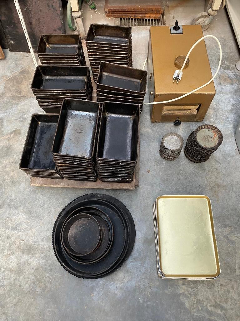 klein bakkersmaterieel, Ophalen